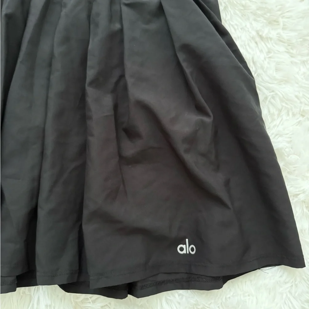 ALO Black Tennis Skirt